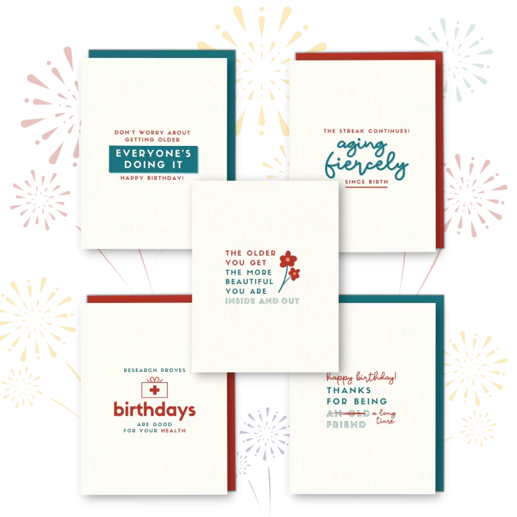 age friendly vibes greeting cards samples | centenari-ann discoveries